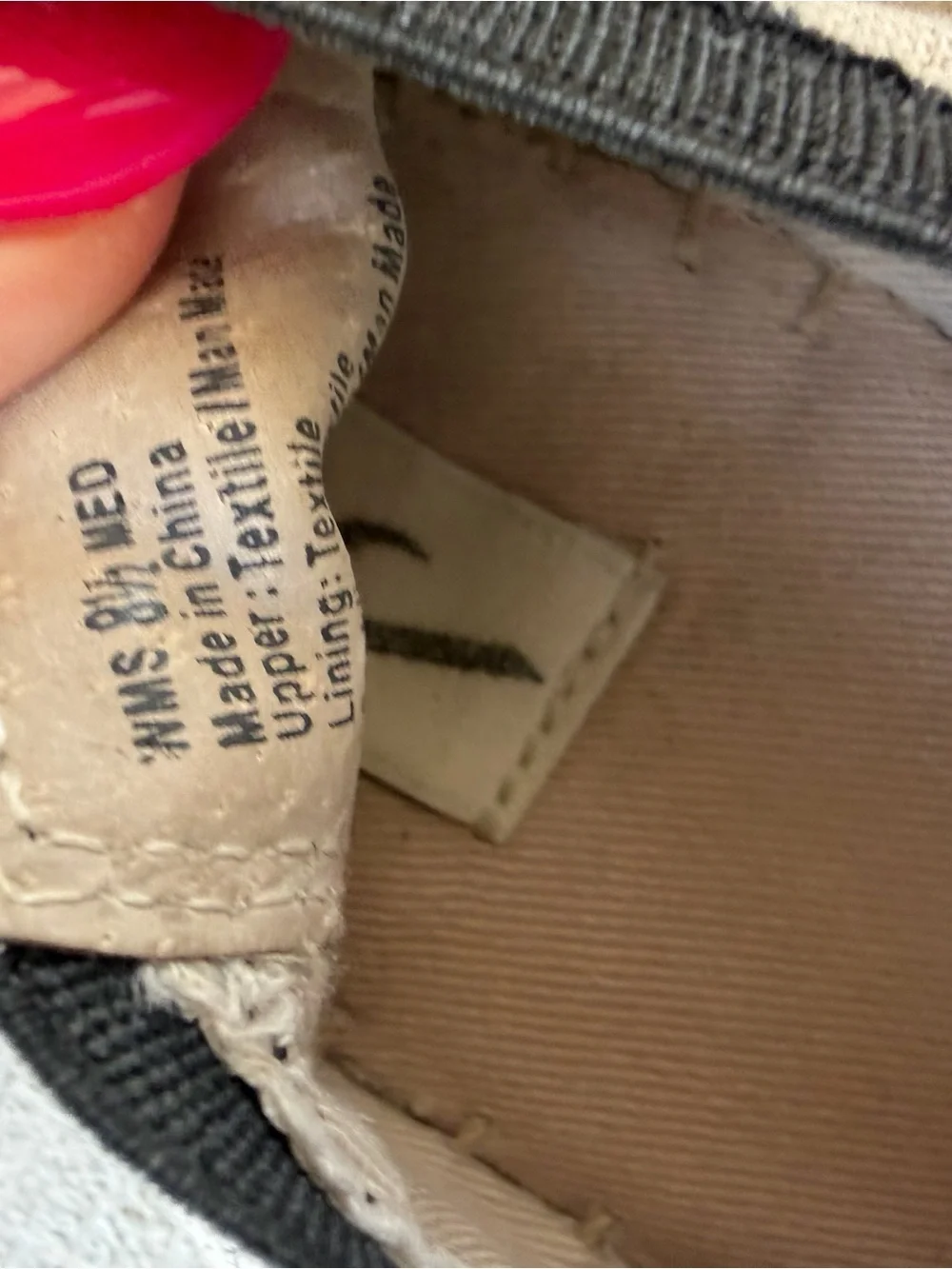 si || neutral canvas espadrille flats